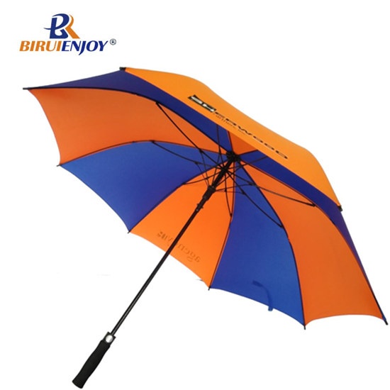 High quality golf umbrella automatic blue orange 30
