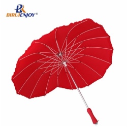 heart shaped wedding umbrella