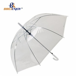 transparent umbrella 24 inch bubble parasol with pvc