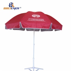 2m sun umbrella with 210D oxford silver inside for sun protection
