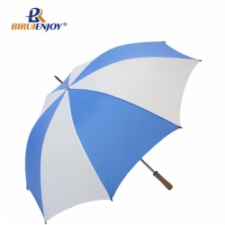 Advertising sport umbrella golf size blue white 30