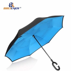 strong Inverted Umbrella for cars waterproof inside out