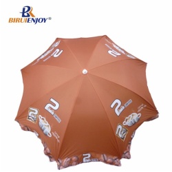 Promotional beach umbrella drink brand printed for market