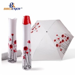 Rose shaped bottle umbrella fashion design