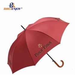 Customized umbrella wood handle polyester with logo