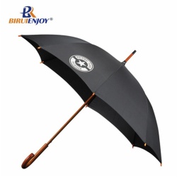 24 inch stick umbrella wood automatic